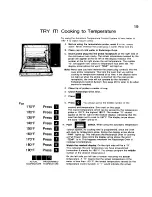 Preview for 21 page of Amana Touchmatic A10360099 Manual