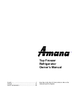 Amana TS22TE Owner'S Manual предпросмотр