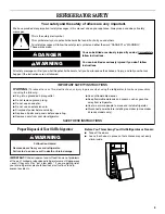 Preview for 3 page of Amana W10154917A Use & Care Manual