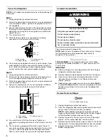 Preview for 6 page of Amana W10154917A Use & Care Manual