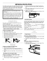 Preview for 12 page of Amana W10154917A Use & Care Manual