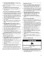 Preview for 17 page of Amana W10154917A Use & Care Manual