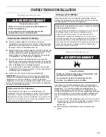 Preview for 21 page of Amana W10154917A Use & Care Manual