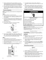 Предварительный просмотр 6 страницы Amana W10154917B Use & Care Manual