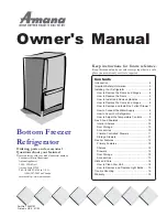 Amana W10175445A Owner'S Manual preview