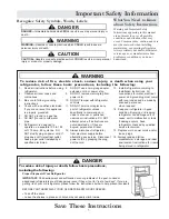 Предварительный просмотр 3 страницы Amana W10175445A Owner'S Manual