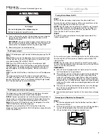 Preview for 7 page of Amana W10180386A User Instructions