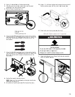 Предварительный просмотр 15 страницы Amana W10212195A Installation Instructions Manual