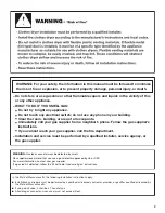 Preview for 3 page of Amana W10216187A Use And Care Manual