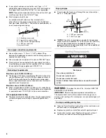 Preview for 8 page of Amana W10216187A Use And Care Manual