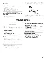 Preview for 21 page of Amana W10216187A Use And Care Manual