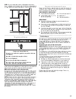 Предварительный просмотр 21 страницы Amana W10329367A User Instructions