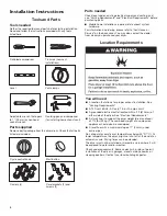 Предварительный просмотр 4 страницы Amana W10773366A Use And Care Manual