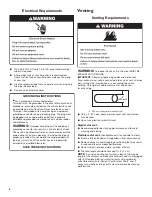 Preview for 6 page of Amana W10773366A Use And Care Manual