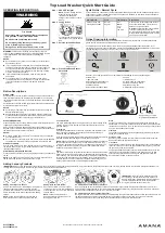 Preview for 1 page of Amana W11354639A Quick Start Manual