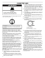 Предварительный просмотр 6 страницы Amana YACR4503SFW User Instructions