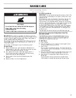 Preview for 11 page of Amana YAER6303MFS User Instructions