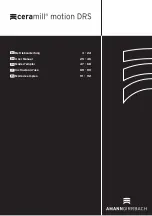 Preview for 1 page of Amann Girrbach ceramill motion DRS User Manual