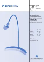 Preview for 1 page of Amann Girrbach ceramill uv Operating Instructions Manual