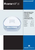 Preview for 1 page of Amann Girrbach Ceramill ZI Instruction Manual