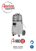 Amano A-VAC 12 07212A Operator'S Manual preview