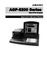 Предварительный просмотр 1 страницы Amano AGP-5200 Series Operation Manual