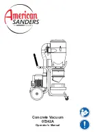 Предварительный просмотр 1 страницы Amano American SANDERS 07242A Operator'S Manual