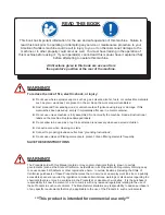 Preview for 2 page of Amano American SANDERS 07242A Operator'S Manual