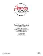 Preview for 16 page of Amano American SANDERS 07242A Operator'S Manual