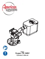 Предварительный просмотр 1 страницы Amano American Sanders Super 7R 240V Operator'S Manual