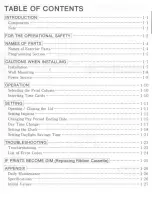 Предварительный просмотр 3 страницы Amano BX-1500 Operation Manual