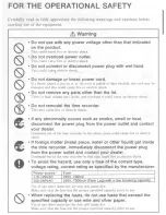 Preview for 5 page of Amano BX-1500 Operation Manual