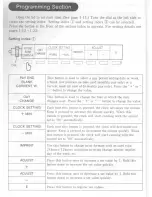 Предварительный просмотр 8 страницы Amano BX-1500 Operation Manual