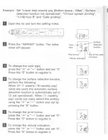 Предварительный просмотр 16 страницы Amano BX-1500 Operation Manual