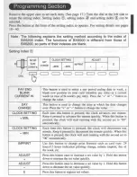 Preview for 9 page of Amano BX6000 Operation Manual