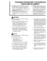 Preview for 4 page of Amano CRSBG459P Use And Care Manual