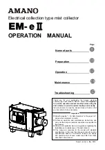 Amano EM-e II Operation Manual preview