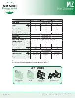 Предварительный просмотр 2 страницы Amano Environmental MZ Series Quick Start Manual