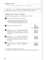 Preview for 22 page of Amano EX3000N Operation Manual