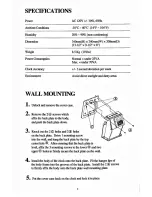 Предварительный просмотр 4 страницы Amano MJR-7000EZ Operation Manual