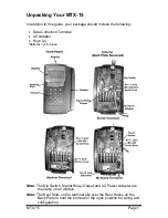 Предварительный просмотр 3 страницы Amano MTX-15 Installation Manual