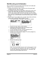 Предварительный просмотр 12 страницы Amano MTX-15 Installation Manual