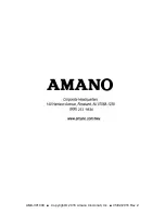 Предварительный просмотр 16 страницы Amano MTX-30 Operation Manual