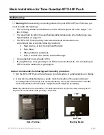 Предварительный просмотр 6 страницы Amano MTX-30P PUSH Installation & Operation Manual