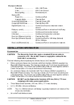 Предварительный просмотр 4 страницы Amano Nexus Lite ISC920-0-0-AC Series Installation Manual