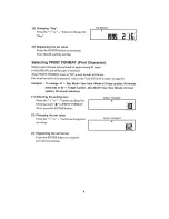 Preview for 11 page of Amano NS 5000 Series Operation Manual