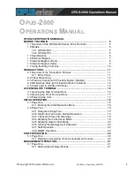 Предварительный просмотр 3 страницы Amano OPUS-2000 Series Operation Manual