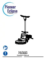 Предварительный просмотр 1 страницы Amano Pioneer Eclipse 225BU Operator'S Manual