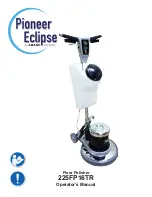 Предварительный просмотр 1 страницы Amano Pioneer Eclipse 225FP16TR Operator'S Manual