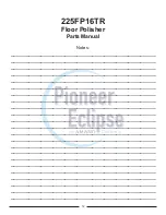 Предварительный просмотр 12 страницы Amano Pioneer Eclipse 225FP16TR Operator'S Manual